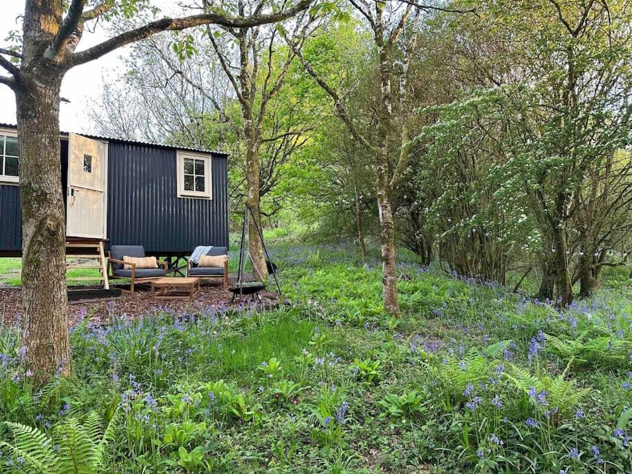Cornwall Woodland Shepherd'S Hut - Dennis Hut Bodmin Eksteriør bilde